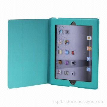 Smart Leather Case for iPad 3, with Aiga Pattern, OEM/ODM Orders Accepted